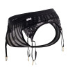 CandyMan String Porte-Jarretelles Turan Noir